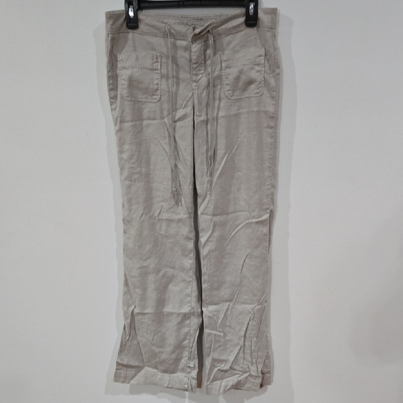 Level 99 Pants - Level 99 Women Light Khaki Flare Pants